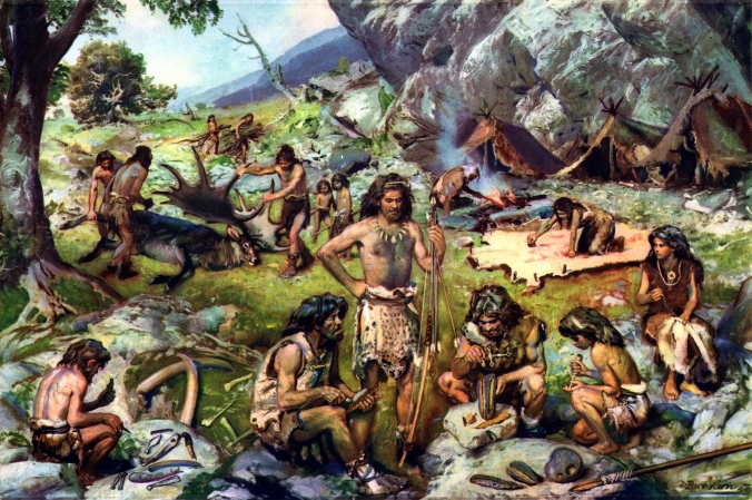encampment-of-late-paleolithic-hunters-zdenek-burian
